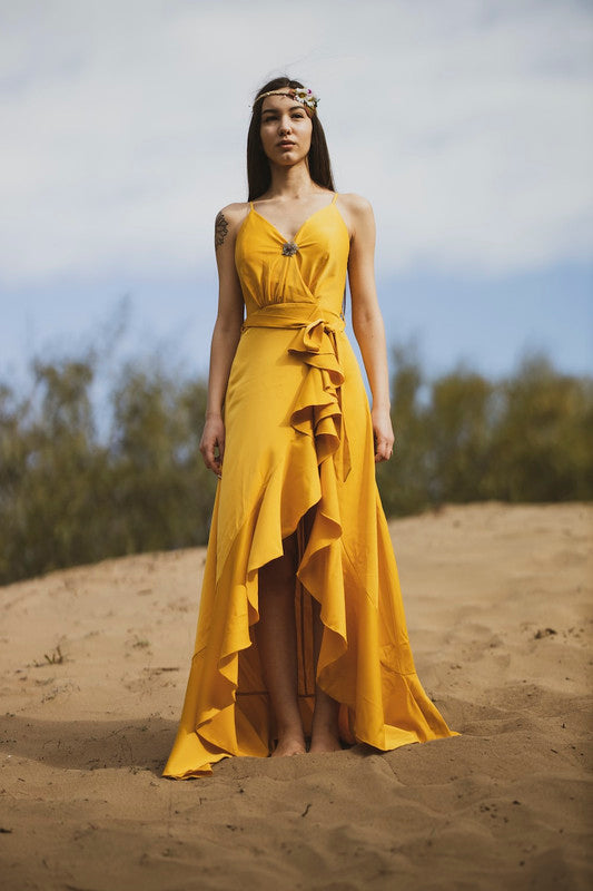 Orchid One Shoulder Maxi Dress