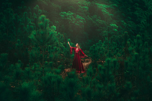 Cherry Red Midi Dress