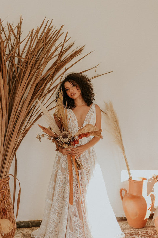 Olive Slip Maxi Dress